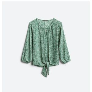 Casiya Tie Front Blouse
